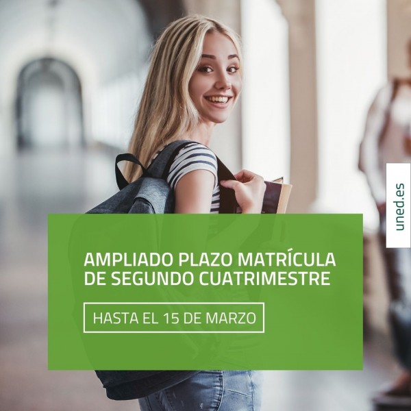 Ampliado el plazo de matrícula hasta el 15 de marzo