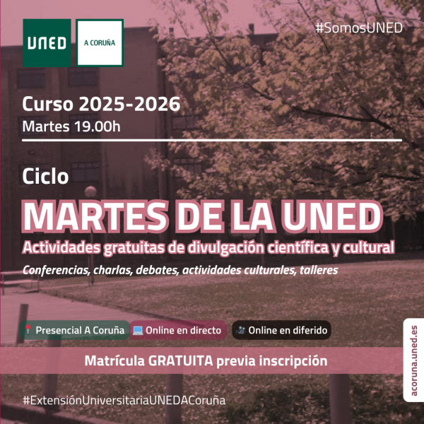 <b>OCTUBRE en los MARTES DE LA UNED</b>