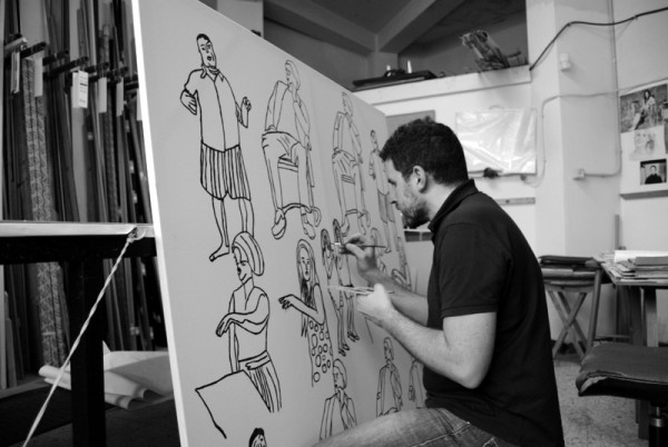 Hay poquita gente que pueda vivir únicamente de pintar