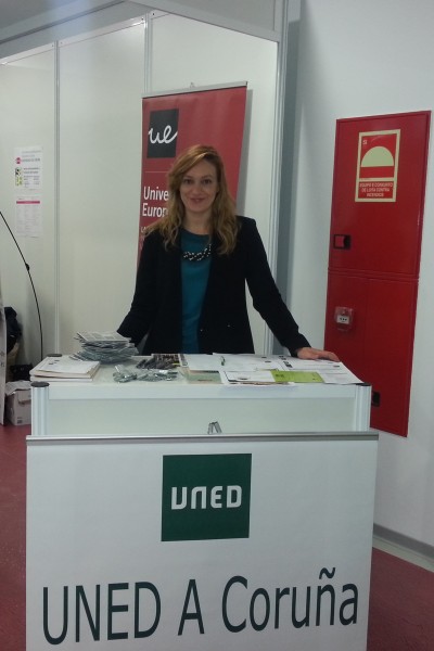 La UNED coruñesa,  presente en la capital de Bergantiños