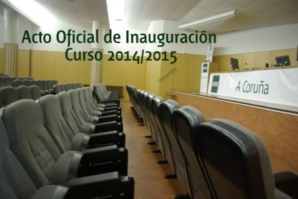 Acto Oficial de Apertura del Curso Académico 2014/2015