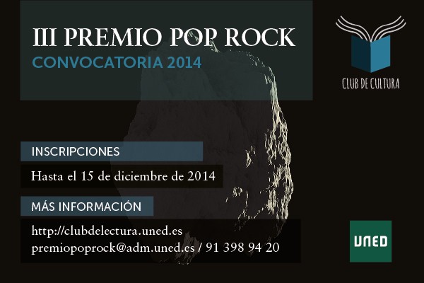 III Edición del Premio Pop Rock UNED
