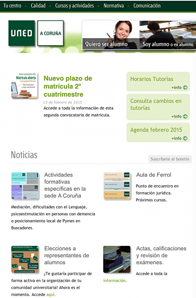 ¿Conoces la web del Centro Asociado?