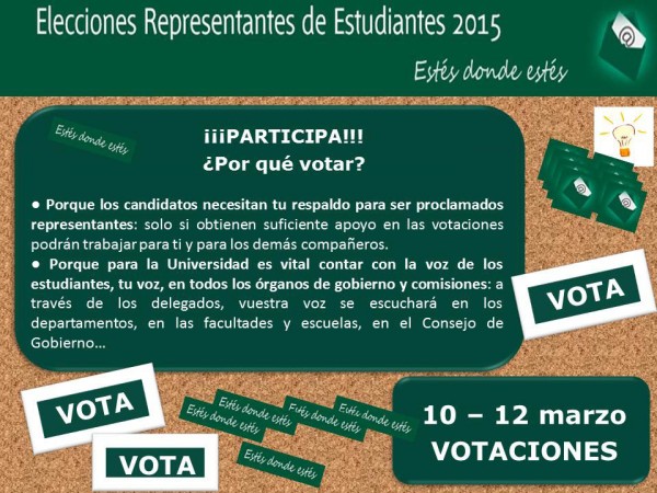Elecciones a representantes de alumnos